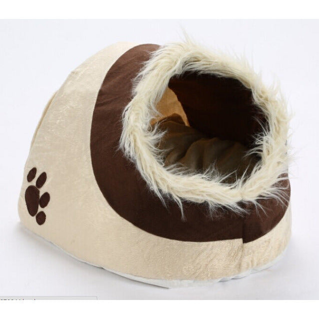 Dog bed with cave