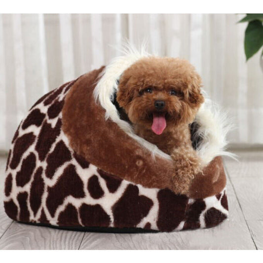 Dog bed with cave