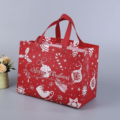 Christmas gift bag - festive patterns for the gifts