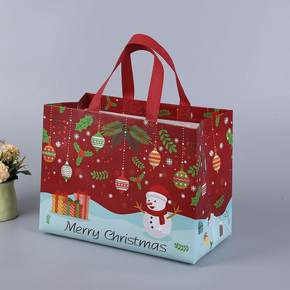 Christmas gift bag - festive patterns for the gifts