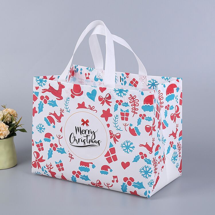 Christmas gift bag - festive patterns for the gifts