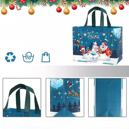 Christmas gift bag - festive patterns for the gifts