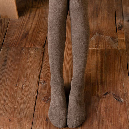 Knee socks in knitted design