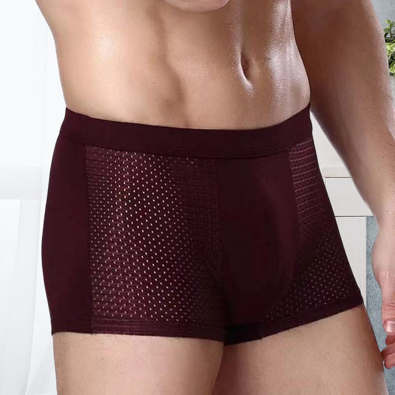 Comfortable and breathable men's boxers