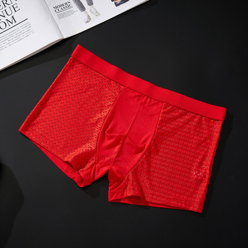 Comfortable and breathable men's boxers