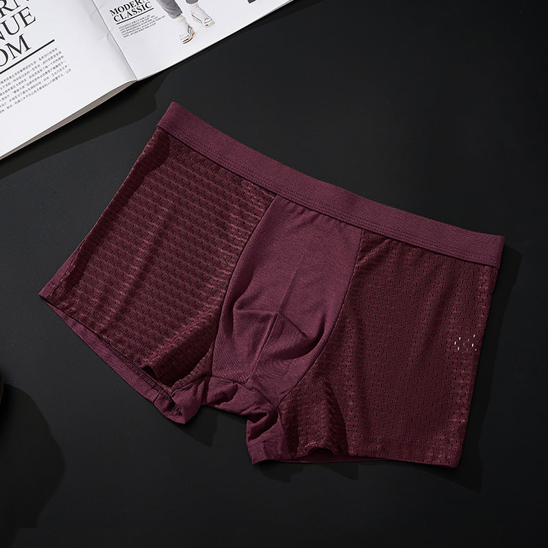 Comfortable and breathable men's boxers