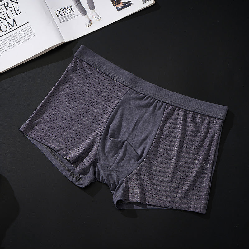 Comfortable and breathable men's boxers