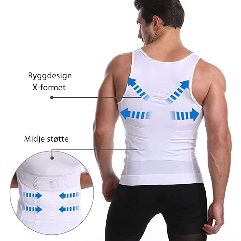 Body shaping summer vest for men - light and comfortable