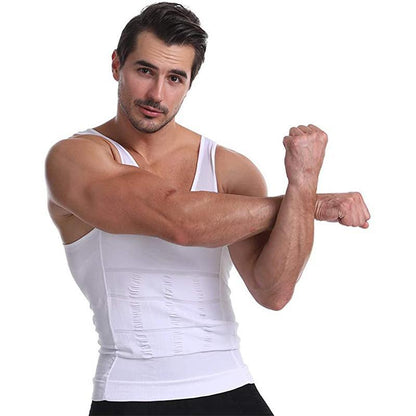 Body shaping summer vest for men - light and comfortable