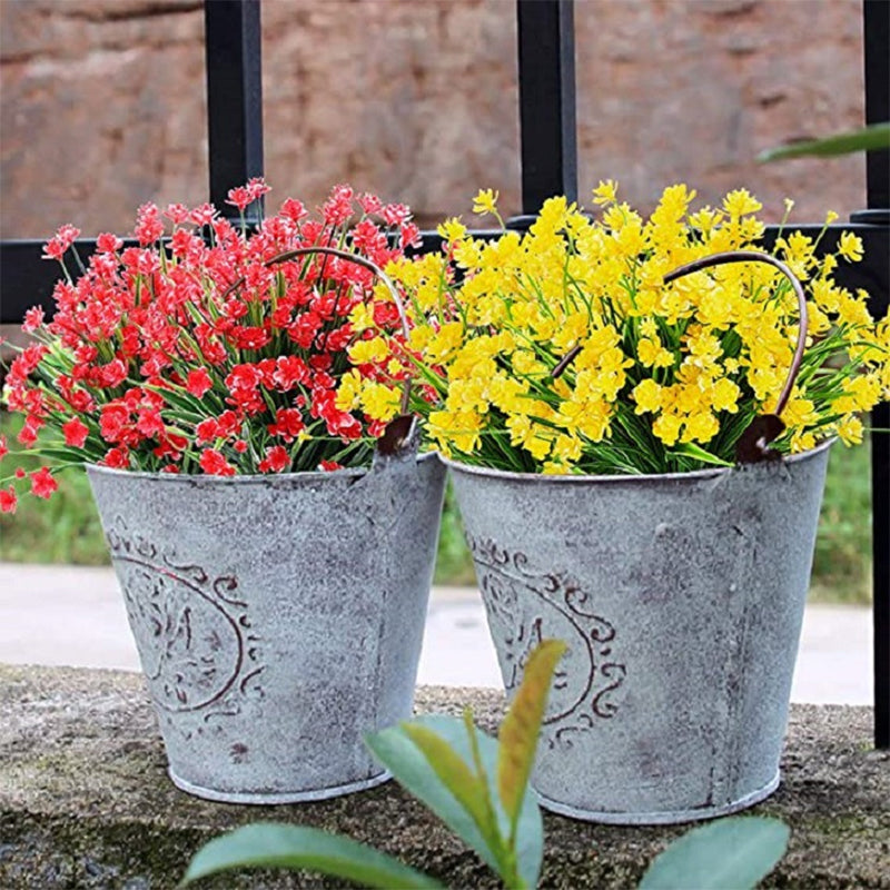 Artificial flowers for outdoor use - colorful decoration