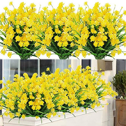 Artificial flowers for outdoor use - colorful decoration