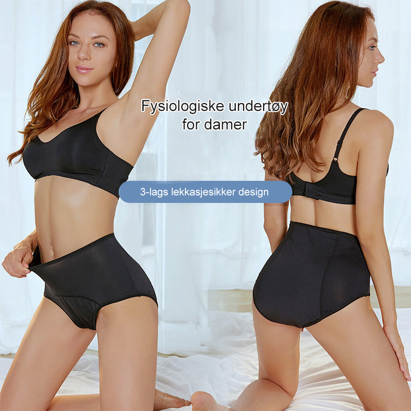 Leak-proof panties in three layers - women