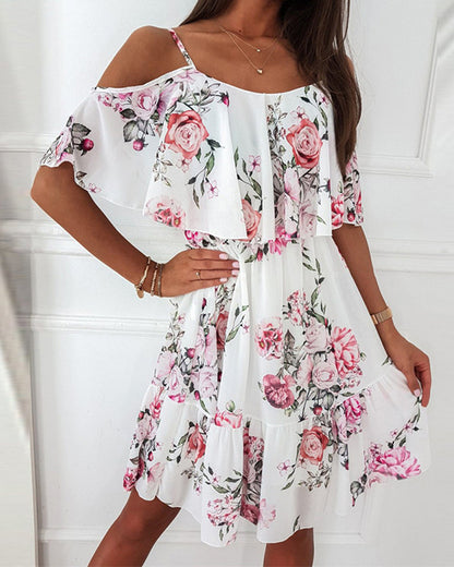 Nice summer dress with floral print