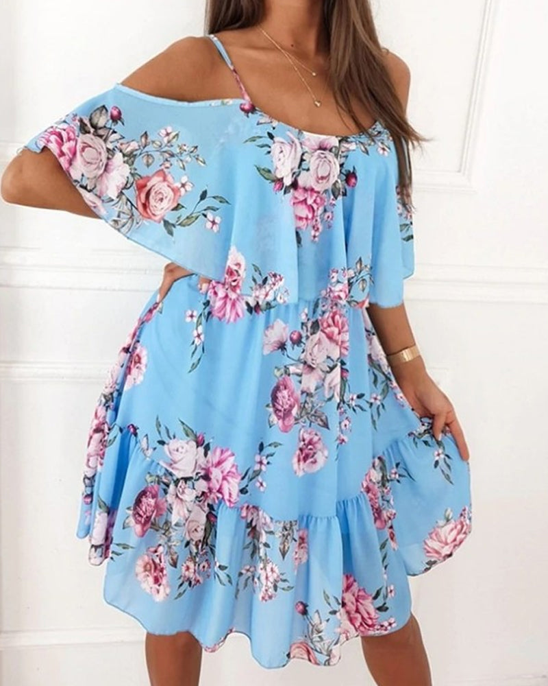 Nice summer dress with floral print