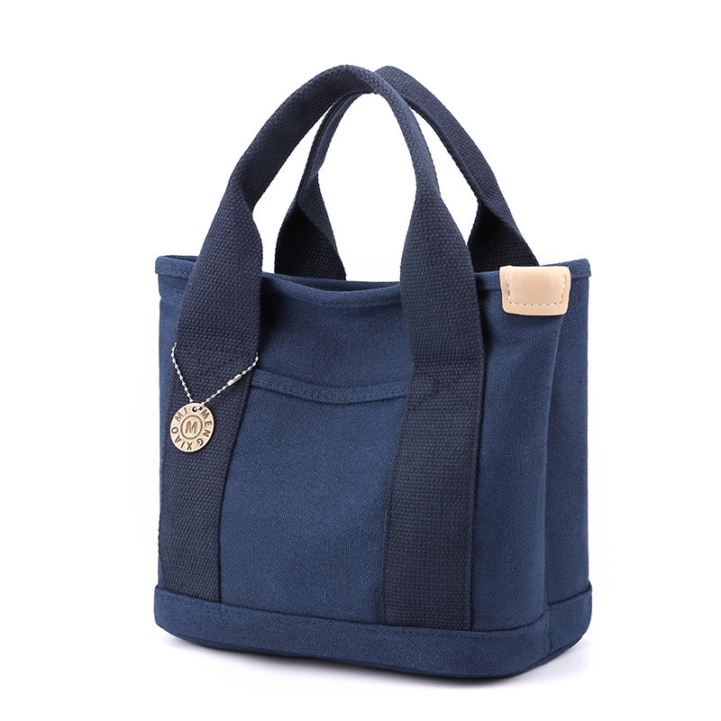 Canvas handbag with large capacity - woman