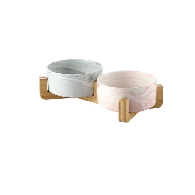 Food and drinking bowls for cats