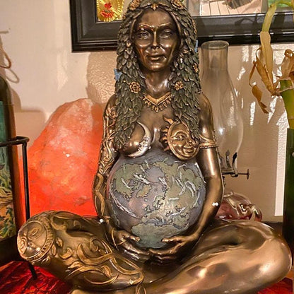 Mother earth goddess figure - art statue