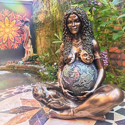 Mother earth goddess figure - art statue