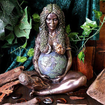 Mother earth goddess figure - art statue