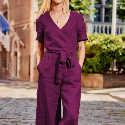 Fashion trends for women: jumpsuit with feminine design