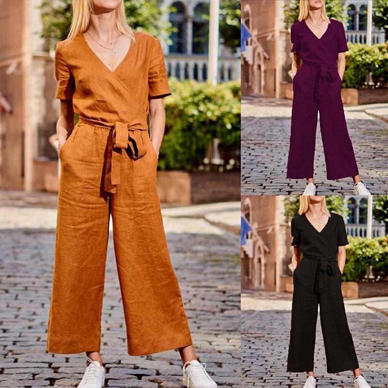 Fashion trends for women: jumpsuit with feminine design