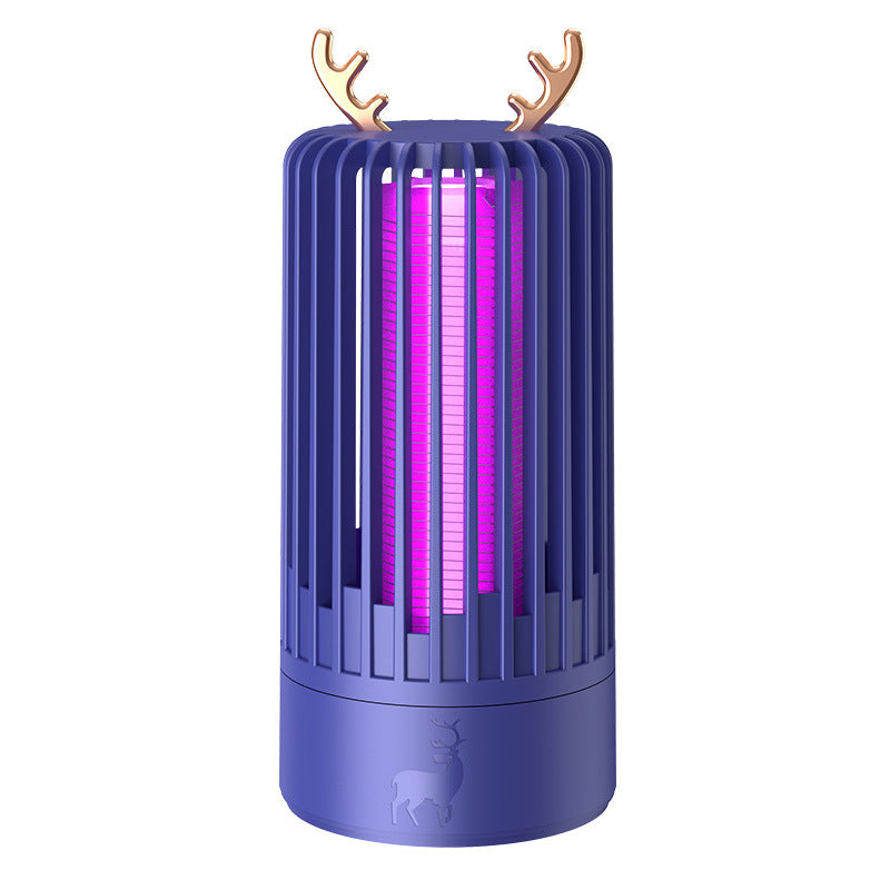 Mosquito lamp with ultraviolet technology and antler decoration