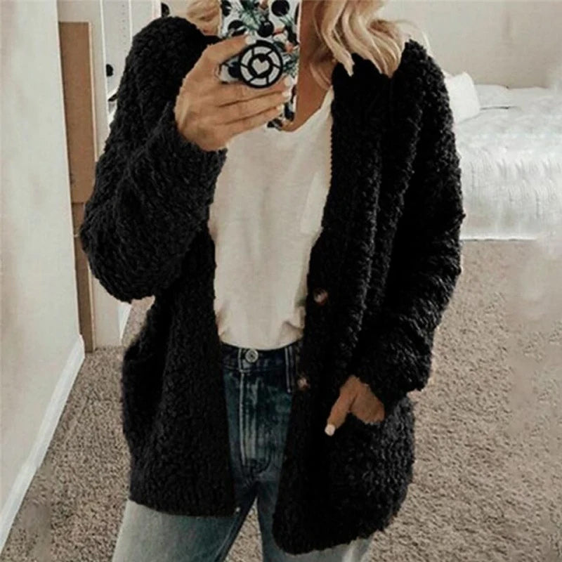 Soft casual winter coat