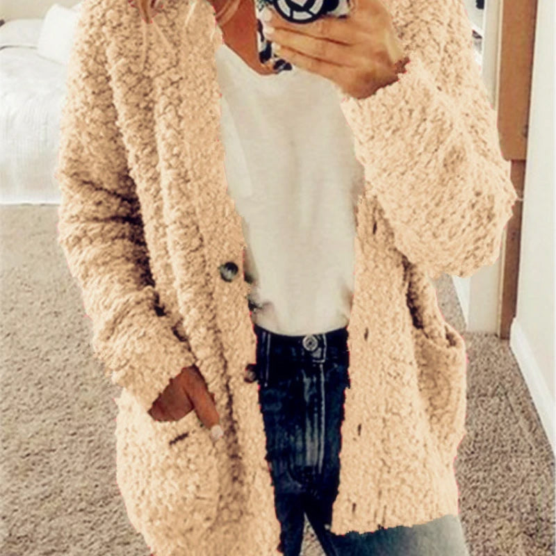 Soft casual winter coat