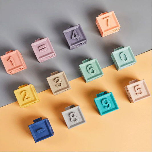 Soft building blocks for children - learn colours, shapes and numbers
