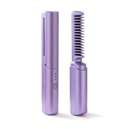 Rechargeable mini hair straightener - portable and efficient