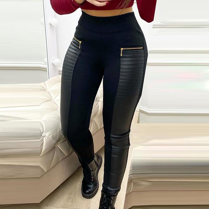 Women's PU Leather Pants