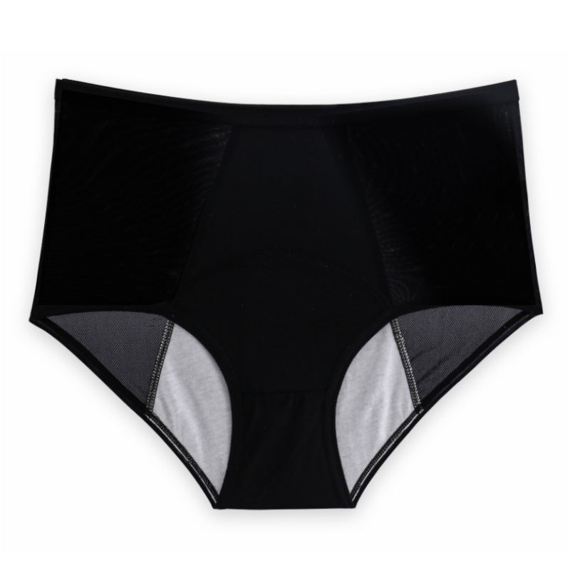 High-waisted breathable briefs - leak-proof protection