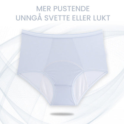 High-waisted breathable briefs - leak-proof protection