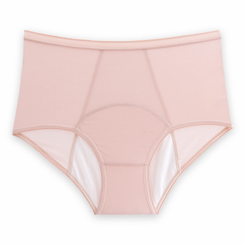 High-waisted breathable briefs - leak-proof protection