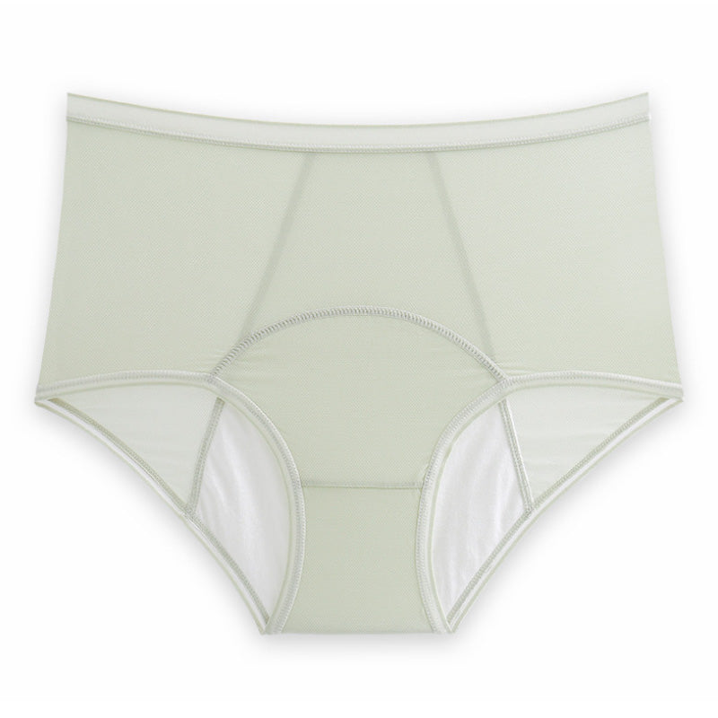 High-waisted breathable briefs - leak-proof protection