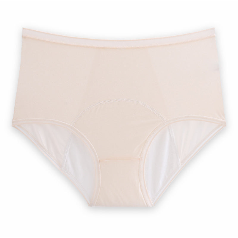 High-waisted breathable briefs - leak-proof protection