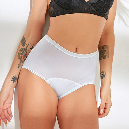 High-waisted breathable briefs - leak-proof protection