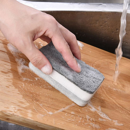 Cleaning sponge in neutral colours