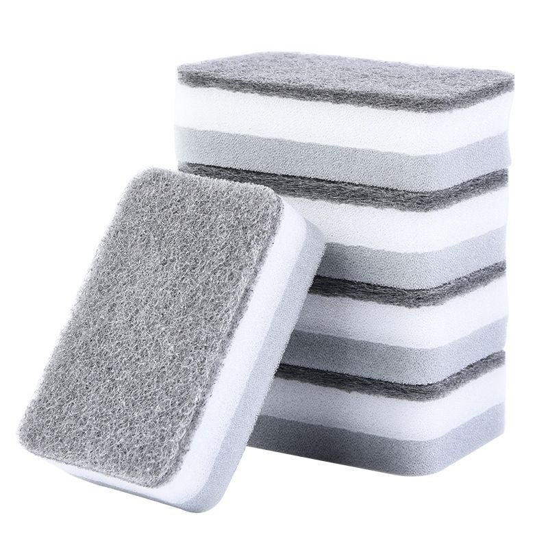 Cleaning sponge in neutral colours