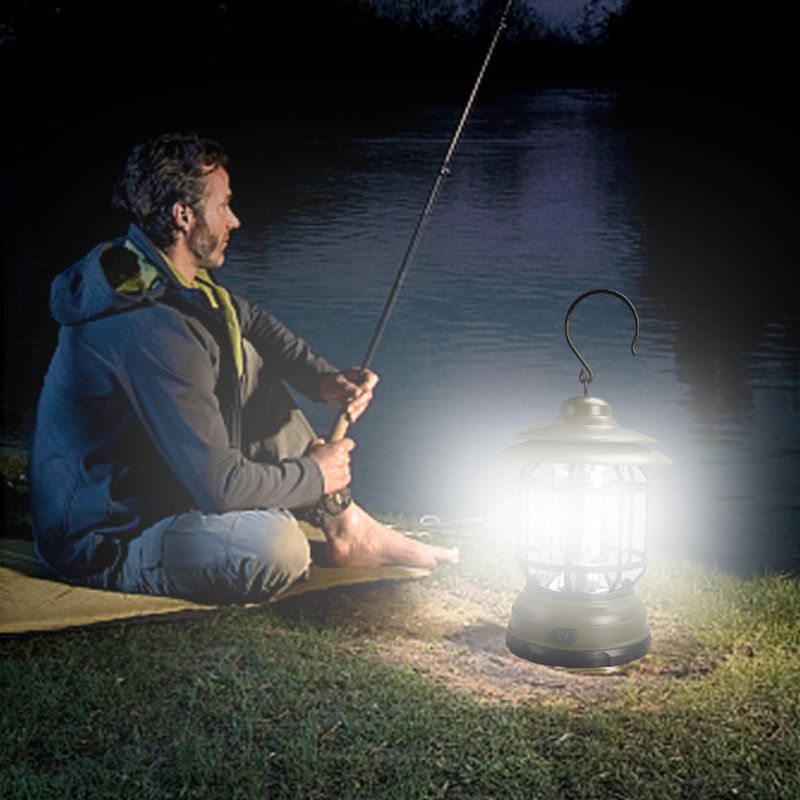 Retro camping lamp - portable and waterproof
