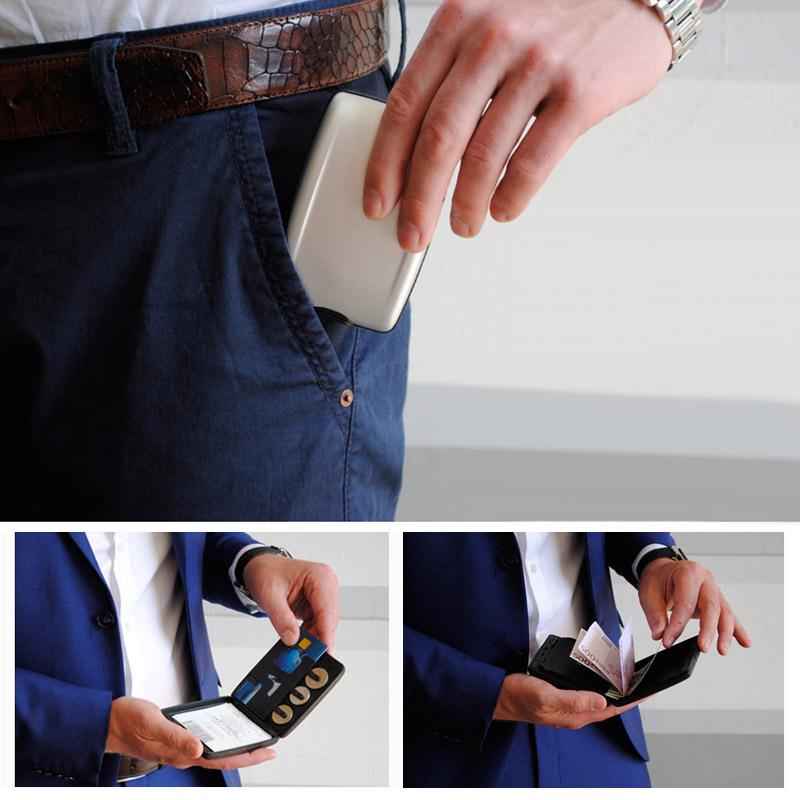 Rfid secure card holder - protection for cards and coins