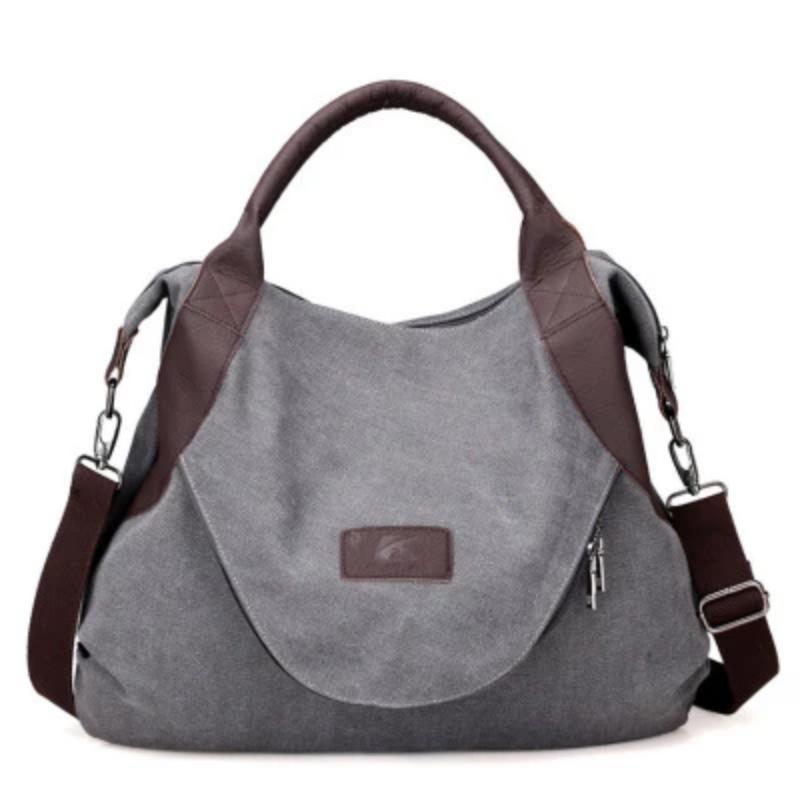 Spacious and stylish tote bag in canvas