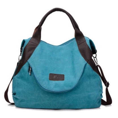 Spacious and stylish tote bag in canvas