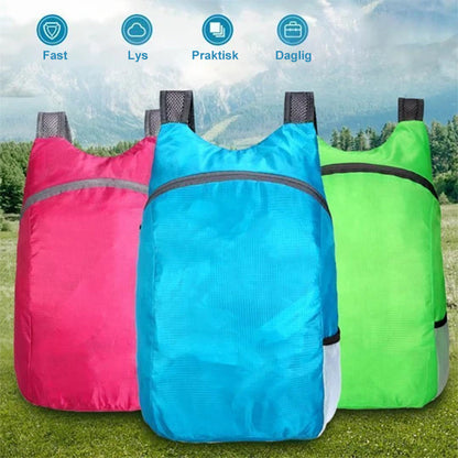 Collapsible travel bag | practical backpack in all weathers