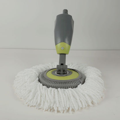 Foldable rotating spray mop