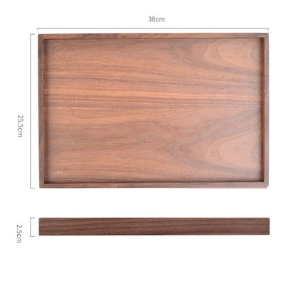 Modern wooden serving tray