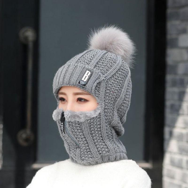 Siamese windproof winter hat - one size fits all