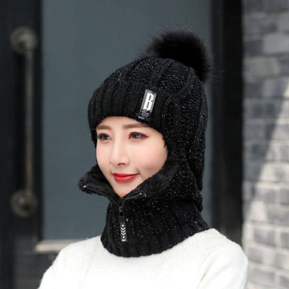 Siamese windproof winter hat - one size fits all