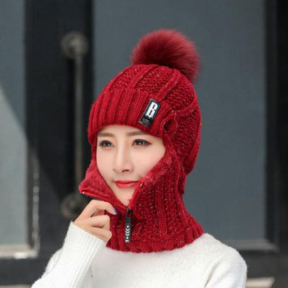 Siamese windproof winter hat - one size fits all