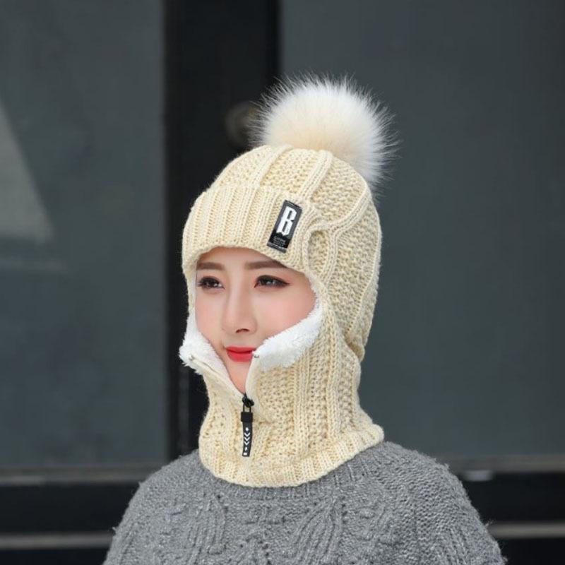 Siamese windproof winter hat - one size fits all